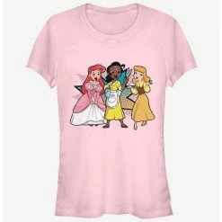 Wholesale ❤️ Disney Princess Comic Princess Tong Trio 👧 Girls T-Shirt 🔥