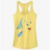 Budget 💯 Disney The Little Mermaid Flounder Face 👧 Girls Tank 🎁