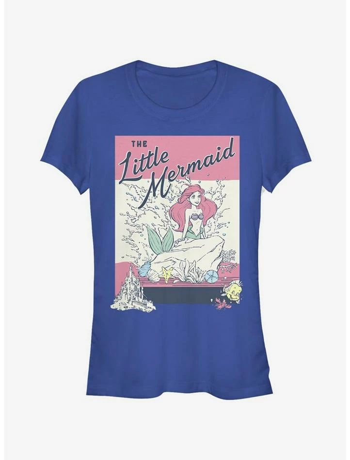 Cheap 🔥 Disney The Little Mermaid Atlantica Ariel 👧 Girls T-Shirt ⌛