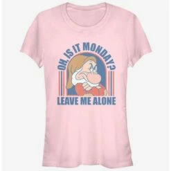 Budget 🎉 Disney Snow White Grumpy Monday 👧 Girls T-Shirt ⌛