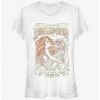 Coupon 🔔 Disney The Little Mermaid Romatic Ariel 👧 Girls T-Shirt 🥰