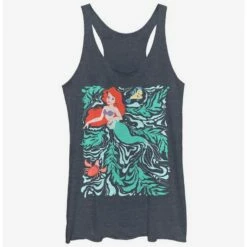 Discount ✨ Disney The Little Mermaid Swirly Mermaid 👧 Girls Tank 🌟