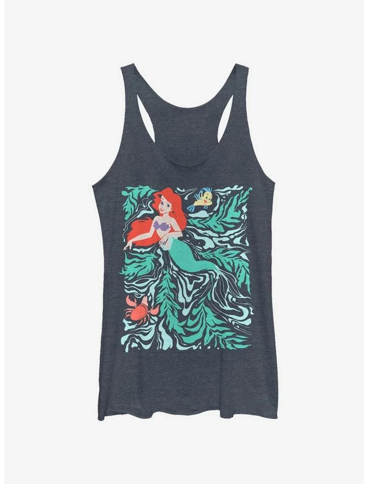 Discount ✨ Disney The Little Mermaid Swirly Mermaid 👧 Girls Tank 🌟