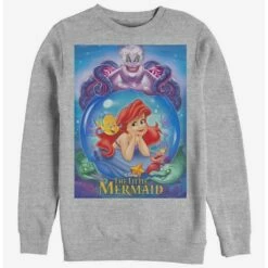 Wholesale 💯 Disney The Little Mermaid Ariel And Ursula Crew Sweatshirt 🛒