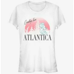 Cheap ❤️ Disney The Little Mermaid Atlantica Greetings 👧 Girls T-Shirt 🎁