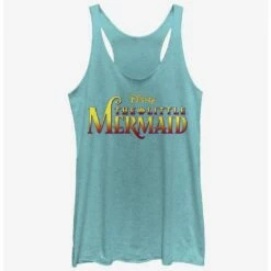Coupon 😍 Disney The Little Mermaid Logo 👧 Girls Tank 👍