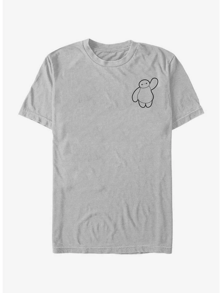 Best Pirce 🤩 Disney Big Hero 6 Vintage Line Baymax T-Shirt 😀