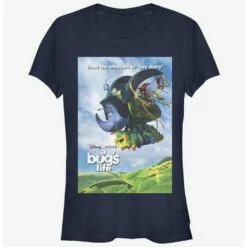 Outlet ✨ Disney Pixar A Bug's Life Bugs Flying Poster 👧 Girls T-Shirt 🔔