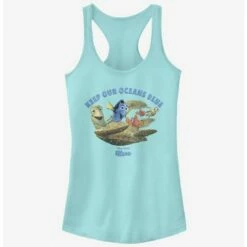 Cheap ⌛ Disney Pixar Finding Nemo Nemo Ocean 👧 Girls Tank 👍