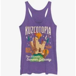 Buy ✨ Disney The Emperor's New Groove Kuzcotopia Ad 👧 Girls Tank 😉