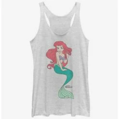 Budget 👍 Disney The Little Mermaid Ariel Big Vintage 👧 Girls Tank ❤️