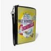 Budget ❤️ Disney Classic Walt Disneys Magical Musical Cinderella Movie Poster Zip Around Rectangle Wallet 💯