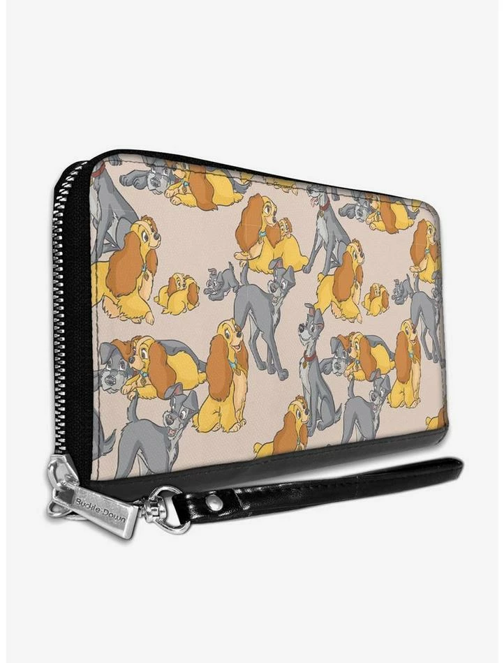 Flash Sale ๐งจ Buckle-Down Disney Lady And The Tramp With Puppies Zip-Around Wallet ๐ฏ