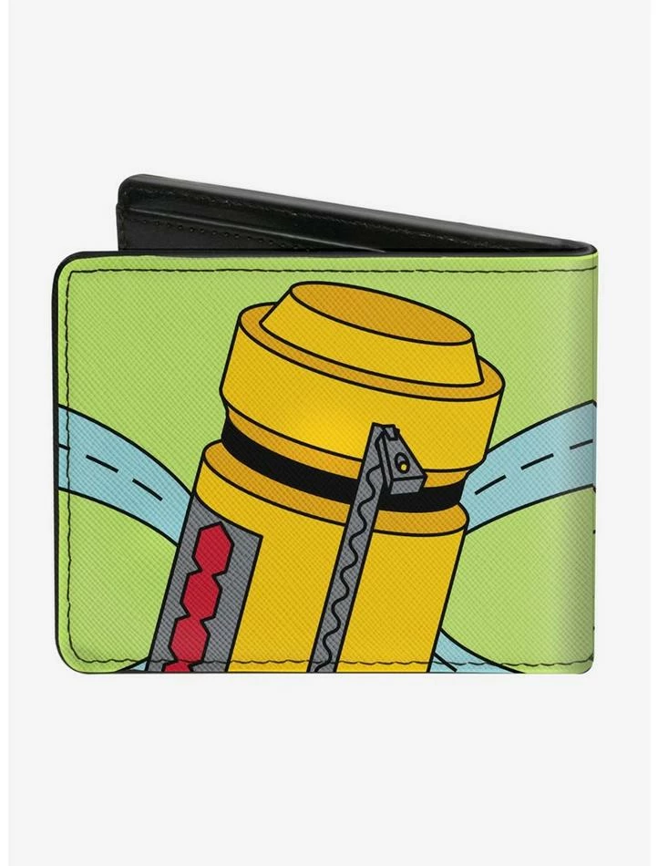 Promo 🎉 Disney Pixar Monsters Inc Mike Smiling Scream Canister Pack Pose Bifold Wallet ⭐ - Image 2