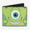Promo 🎉 Disney Pixar Monsters Inc Mike Smiling Scream Canister Pack Pose Bifold Wallet ⭐
