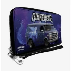 Cheapest 🤩 Disney Pixar Onward Barley Lightfoots Van Guinevere Galaxy Purples Zip Around Rectangle Wallet 🎁