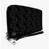 Budget 💯 Disney Signature D Monogram Black Zip Around Wallet 🌟