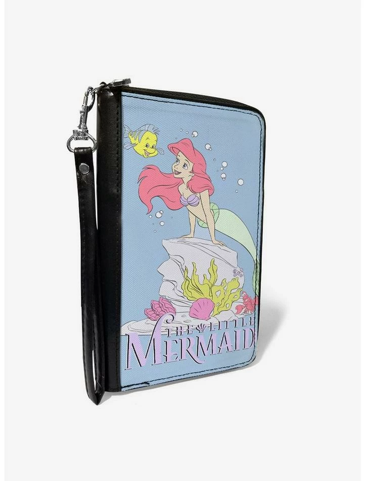 Top 10 ✨ Disney The Little Mermaid Flounder and Ariel Pose Zip Around Rectangle Wallet 😍