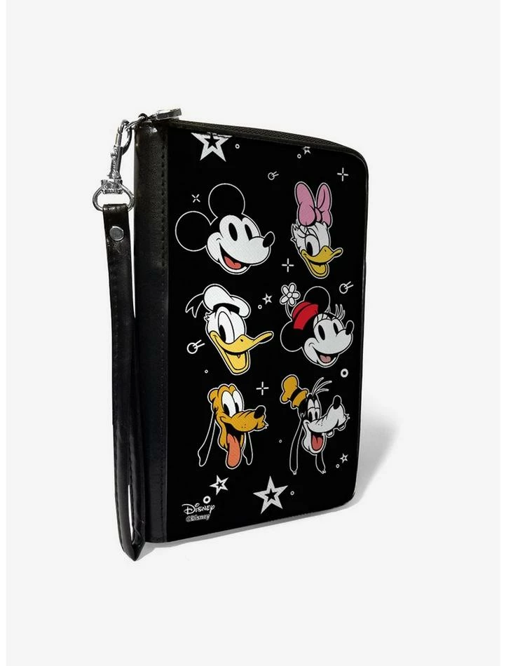 Discount 💯 Disney The Sensational Six Smiling Faces Stars Zip Around Rectangle Wallet ❤️