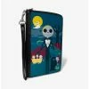 Best deal 😍 The Nightmare Before 🎅 Christmas Jack Cemetery Zip Around Wallet 👍