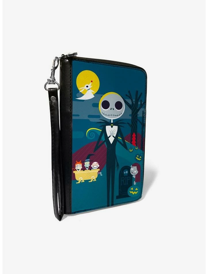 Best deal ๐ The Nightmare Before ๐
Christmas Jack Cemetery Zip Around Wallet ๐