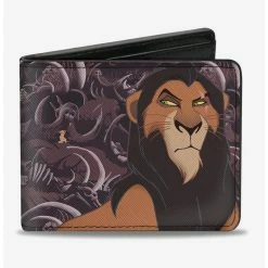 Top 10 🔥 Disney The Lion King Scar Elephant Graveyard Bifold Wallet ⭐
