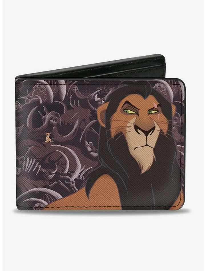 Top 10 🔥 Disney The Lion King Scar Elephant Graveyard Bifold Wallet ⭐