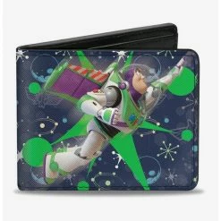 Top 10 โจ Disney Pixar Toy Story Buzz Lightyear Flight Space Ranger Logo Bifold Wallet โญ