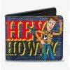 Best Sale 🥰 Disney Pixar Toy Story Woody Hey Howdy Bifold Wallet 🛒