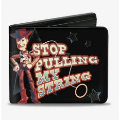Flash Sale 🥰 Disney Pixar Toy Story Woody Stop Pulling My String Bifold Wallet 🎉