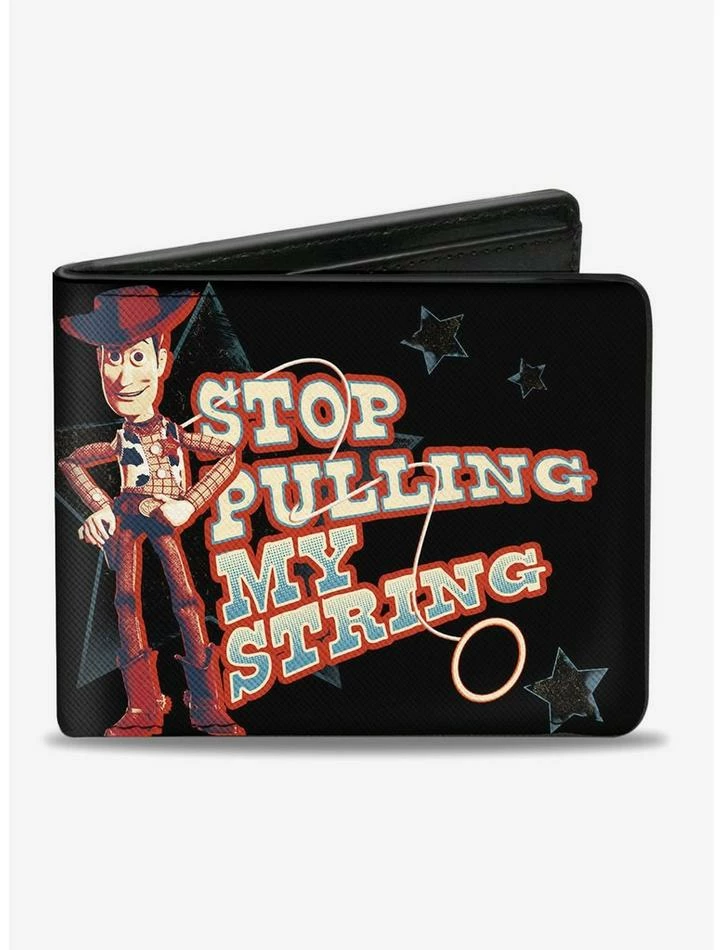 Flash Sale 🥰 Disney Pixar Toy Story Woody Stop Pulling My String Bifold Wallet 🎉