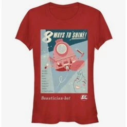 Outlet 🤩 Disney Pixar Wall-E Beautician Bot Poster 👧 Girls T-Shirt 🌟