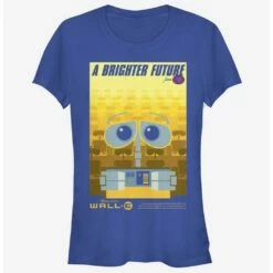 Best reviews of 👍 Disney Pixar Wall-E Brighter Future Poster 👧 Girls T-Shirt ⌛