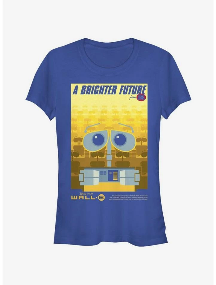 Best reviews of 👍 Disney Pixar Wall-E Brighter Future Poster 👧 Girls T-Shirt ⌛