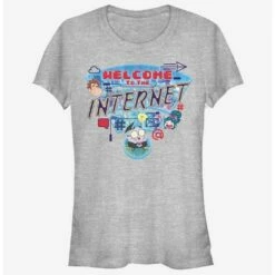 Outlet 👍 Disney Wreck-It Ralph The Internet 👧 Girls T-Shirt 🥰