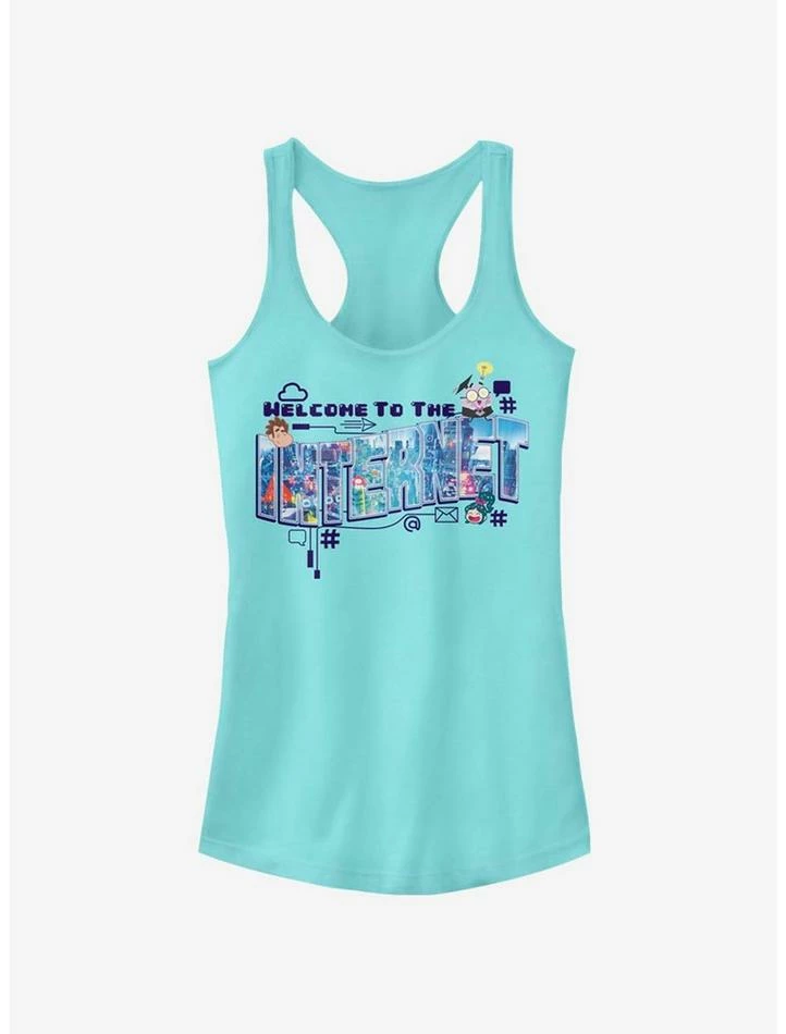 Best deal 😍 Disney Wreck-It Ralph Internet Welcome 👧 Girls Tank 💯