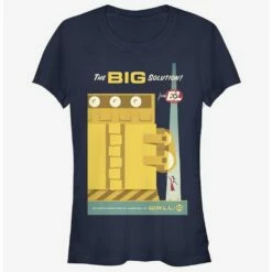 Flash Sale 👍 Disney Pixar Wall-E Big Solution Poster 👧 Girls T-Shirt 😉