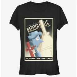 Outlet 🎁 Disney Pixar Ratatouille La Tradition Poster 👧 Girls T-Shirt 🤩