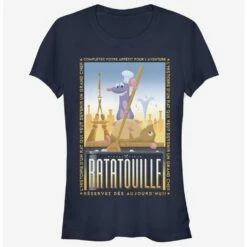 Best Sale 🤩 Disney Pixar Ratatouille Un Grand Chef Poster 👧 Girls T-Shirt 😍
