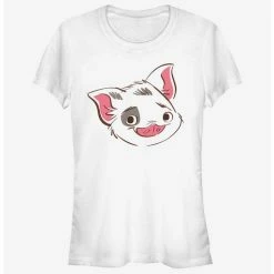 Top 10 ✨ Disney Moana Big Face Pua 👧 Girls T-Shirt 😍