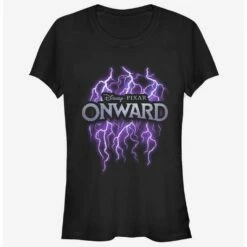 Buy 🌟 Disney Pixar Onward Logo Lightning 👧 Girls T-Shirt ❤️