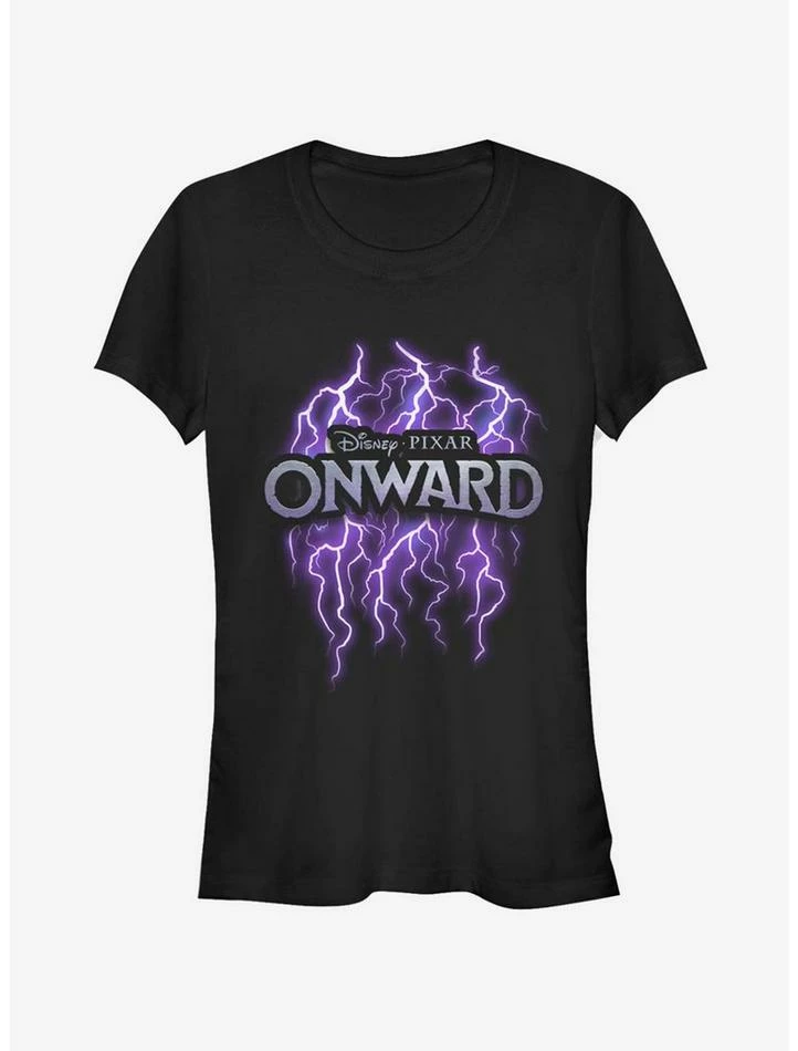 Buy 🌟 Disney Pixar Onward Logo Lightning 👧 Girls T-Shirt ❤️