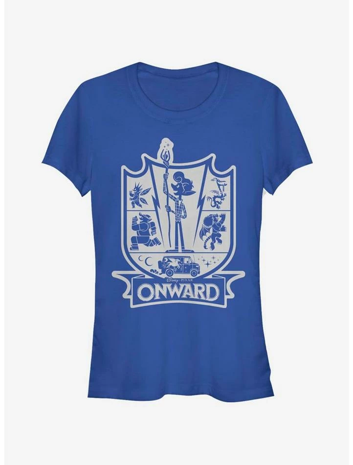 Best Sale ๐ Disney Pixar Onward Onward Crest ๐ง Girls T-Shirt ๐งจ - Image 3