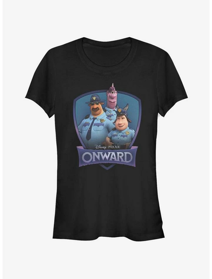 Hot Sale ✨ Disney Pixar Onward Police Group 👧 Girls T-Shirt 🛒