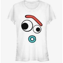 Buy 🌟 Disney Pixar Toy Story Big Face Curious Forky 👧 Girls T-Shirt 🛒