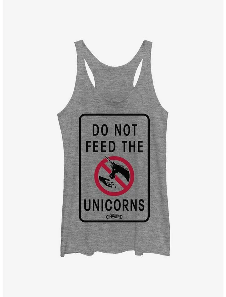 Flash Sale 👍 Disney Pixar Onward Don't Feed The Unicorns 👧 Girls Tank 🎁