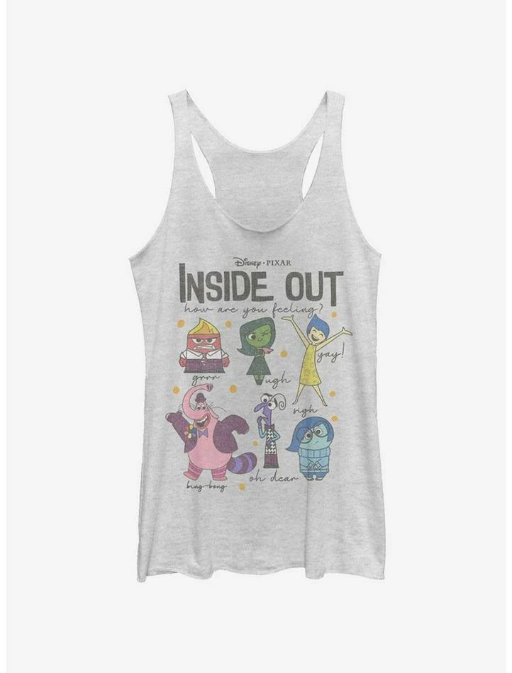 Flash Sale 🔔 Disney Pixar Inside Out How Are You Feeling 👧 Girls Tank 🎉