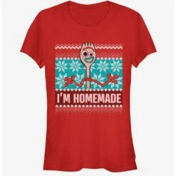 Buy ❤️ Disney Pixar Toy Story Forky I'M Homemade 👧 Girls T-Shirt 🤩