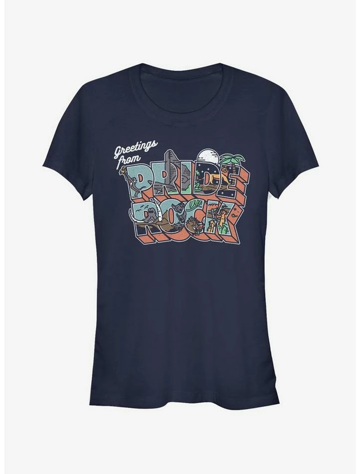 Flash Sale โ Disney The Lion King Greetings From Pride Rock ๐ง Girls T-Shirt ๐ฅฐ