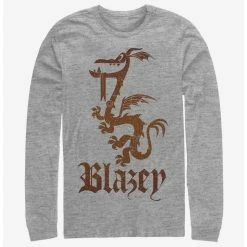 Best Pirce 🎁 Disney Pixar Onward Blazey Crest Long-Sleeve T-Shirt 🧨